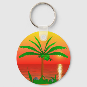 Llavero Palm Tree Keychain