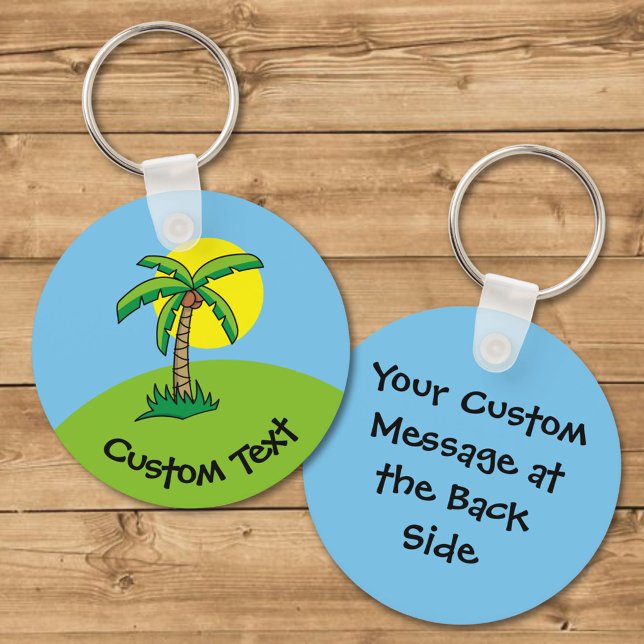 Llavero Palm Tree Personalizado Keychain (Subido por el creador)