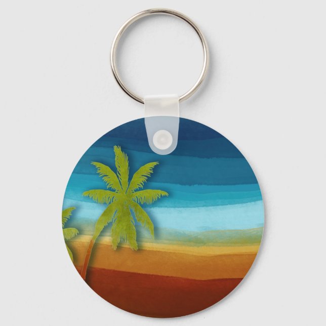 Llavero Palm Tree tropical (Anverso)