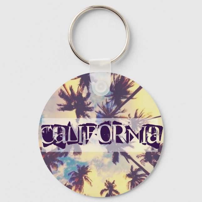 Llavero Palm Trees de California (Anverso)