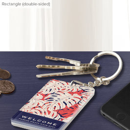 Llavero Palm tropical | Bienvenida | Alquiler de vacacione