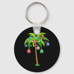 Llavero Palmera de Navidad de Hawái Tropical Xmas Coco L