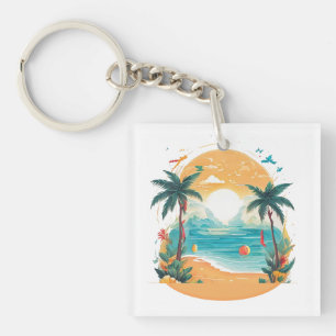 Llavero palmera de Sun Beach