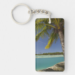 Llavero Palmeras y laguna, Musket Cove Island Resort