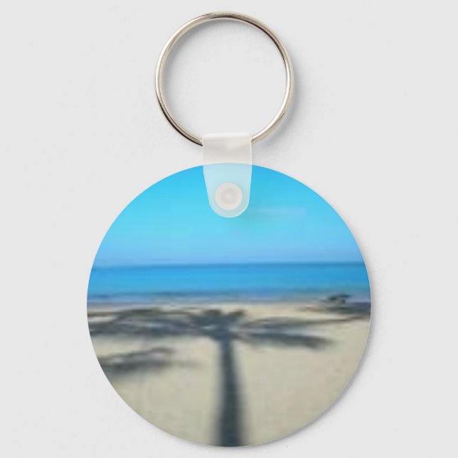 Llavero Palmeras y playa (Anverso)