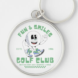 Llavero Palo de golf de diversión y sonrisa