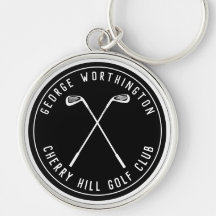 Palo de golf personalizado clásico negro