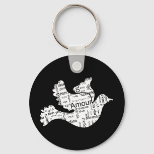 Llavero Paloma del amor