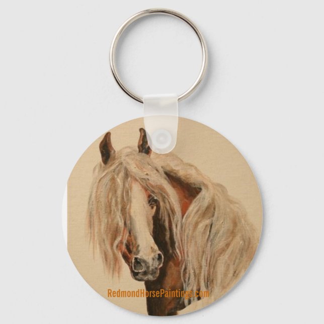 Llavero Palomino Horse Keychain (Anverso)