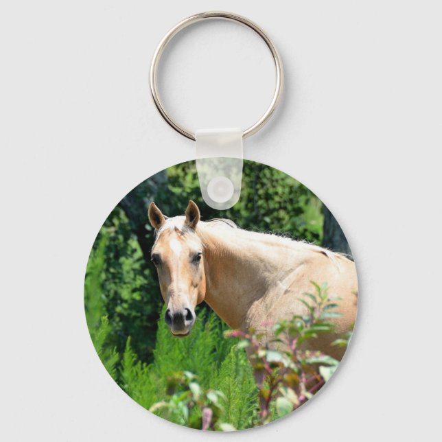 Llavero Palomino Horse Keychain (Anverso)