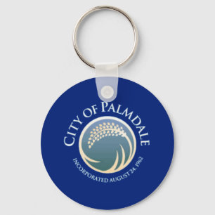 Llavero Palomitas (California) City Flag Keychain