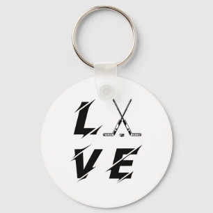 Llavero Palos de amor de hockey sobre hielo divertido Gif 