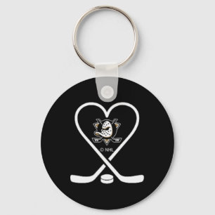 Llavero Palos de Anaheim Ducks San Valentín Negros Nhl Ofi