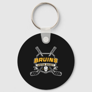 Llavero Palos de Hockey de Boston Bruins Negros Licencia O