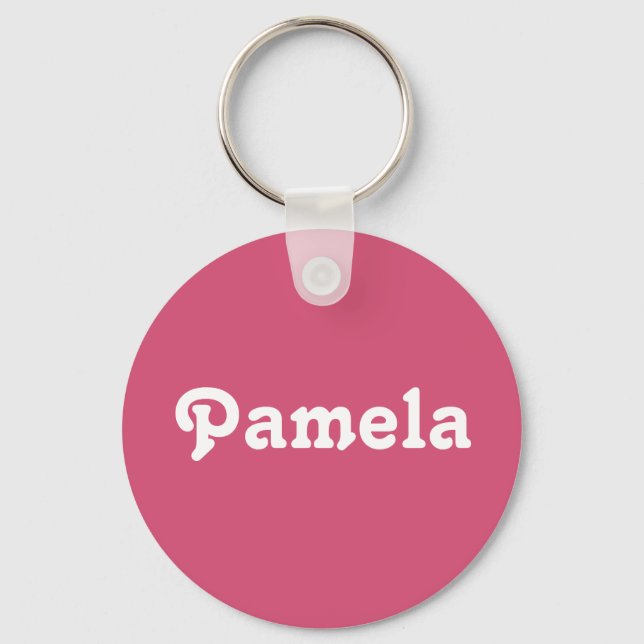 Llavero Pamela de cadena de claves (Anverso)