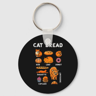 Llavero Pan de Gato Bollo Panecillo Mono Gatito Comida Chi