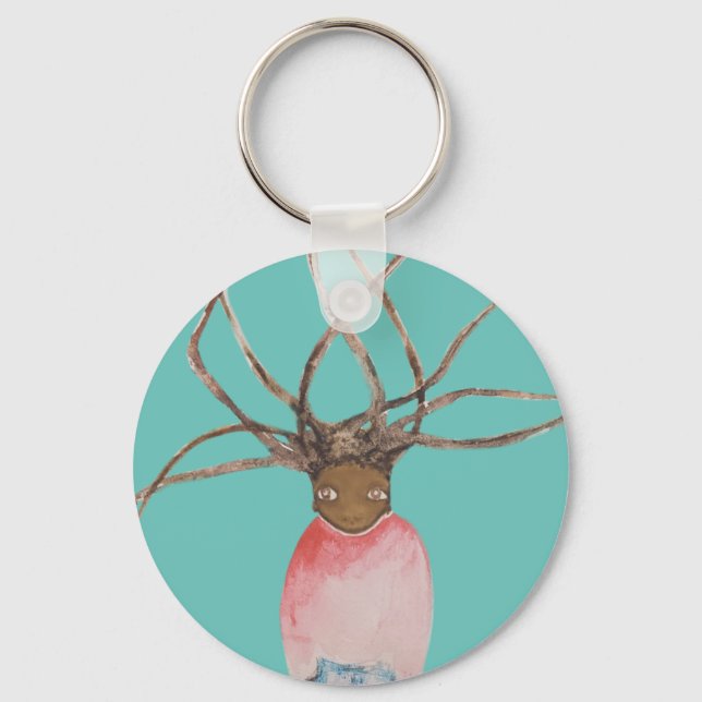 Llavero Pan, suéter y jeans (Anverso)