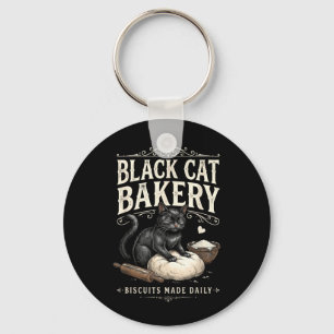 Llavero Panadería Black Cat Galletas Hechas Diariamente Di