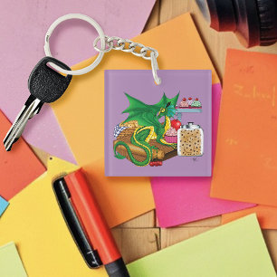 Llavero Panadería de cocina de dragón Chef de repostería v