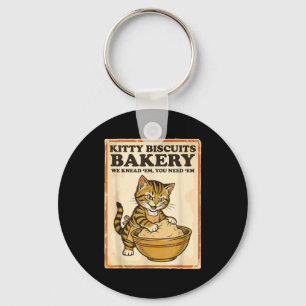 Llavero Panadería de galletas de gatito gato divertido ama