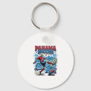 Llavero Panamá Fútbol Esqueleto Delantero Naciones Cartel 