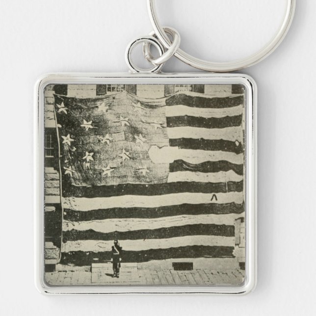 Llavero Pancarta de Star Spanglage: Bandera estadounidense (Frente)