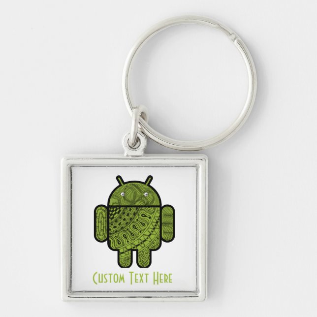 Llavero Pancho Doodle Character for the Android™ robot (Frente)