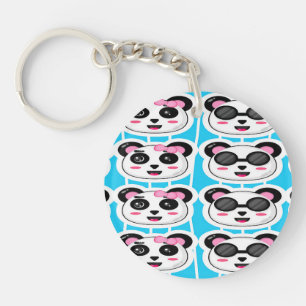 Llavero Panda azul