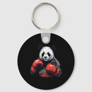 Llavero Panda Bear con guantes de boxeo - Boxeo divertido