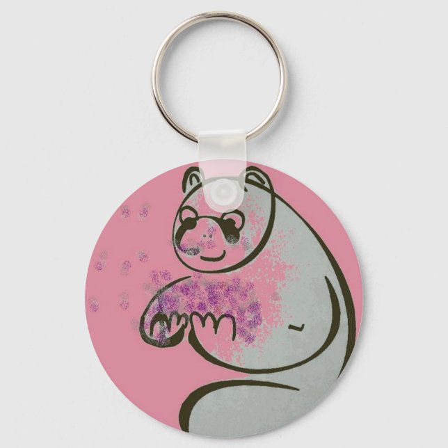 Llavero Panda Bear Love (Anverso)