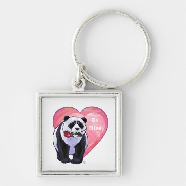 Llavero Panda Bear Valentine's Day (Frente)
