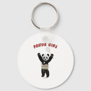 Llavero Panda Chica Badminton