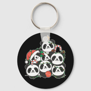 Llavero Panda Christmas Tree Funny Animal Navidad Keycha