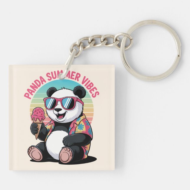 Llavero  Panda Cool Été Glace Enfant (Atrás)