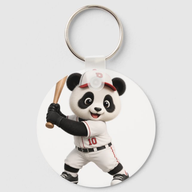Llavero Panda de béisbol  (Anverso)