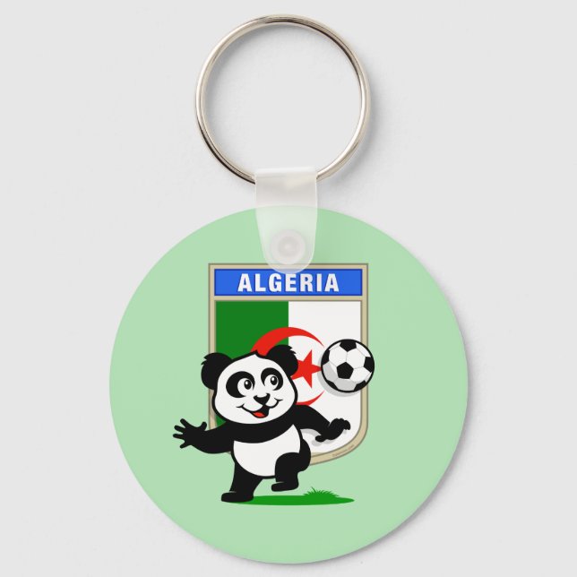 Llavero Panda de fútbol de Argelia (Anverso)