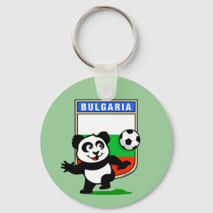 Llavero Panda de fútbol de Bulgaria