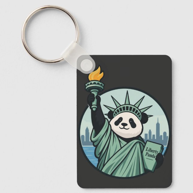 Llavero Panda de la Libertad (Anverso)