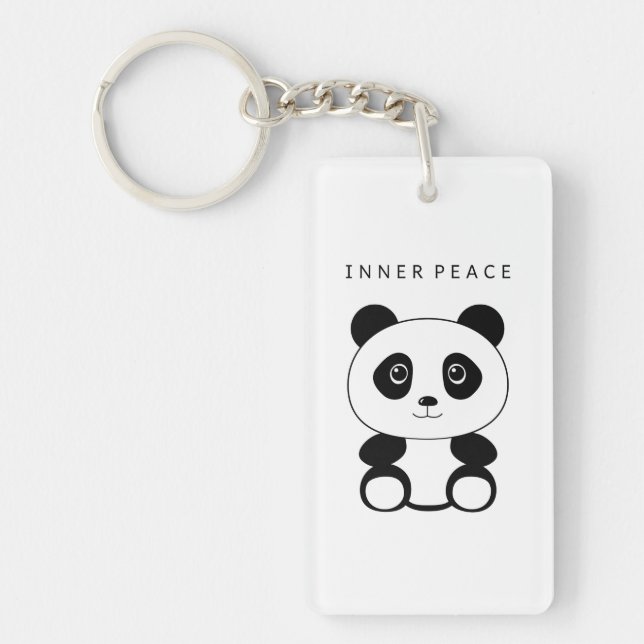 Llavero Panda de paz interior (Frente)