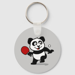 Llavero Panda de tenis de mesa