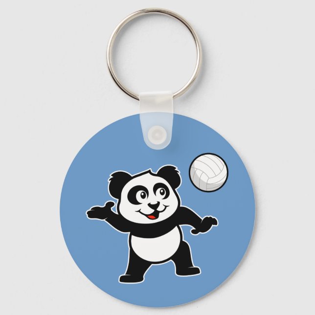 Llavero Panda de voleibol (Anverso)