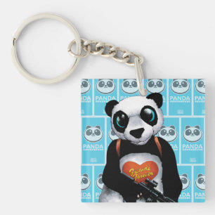 Llavero Panda del pelotón el   del suicidio