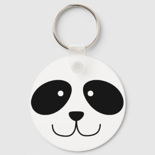 Llavero Panda Face Keychain