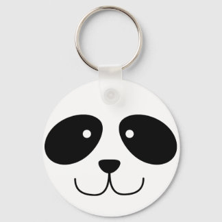 Llavero Panda Face Keychain