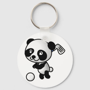 Llavero Panda jugando golf