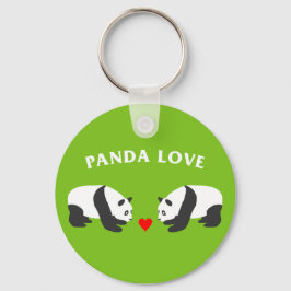 Llavero Panda Love (Verde)