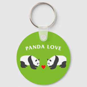 Llavero Panda Love (Verde)