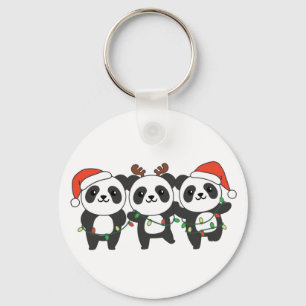 Llavero Panda Navidades Navidades Animales Cute Pandas Key
