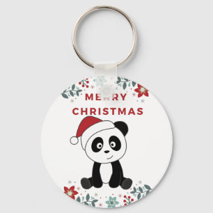 Llavero Panda Navidades Nieve Animales De Invierno Pandas