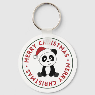 Llavero Panda Navidades Nieve Animales De Invierno Pandas 